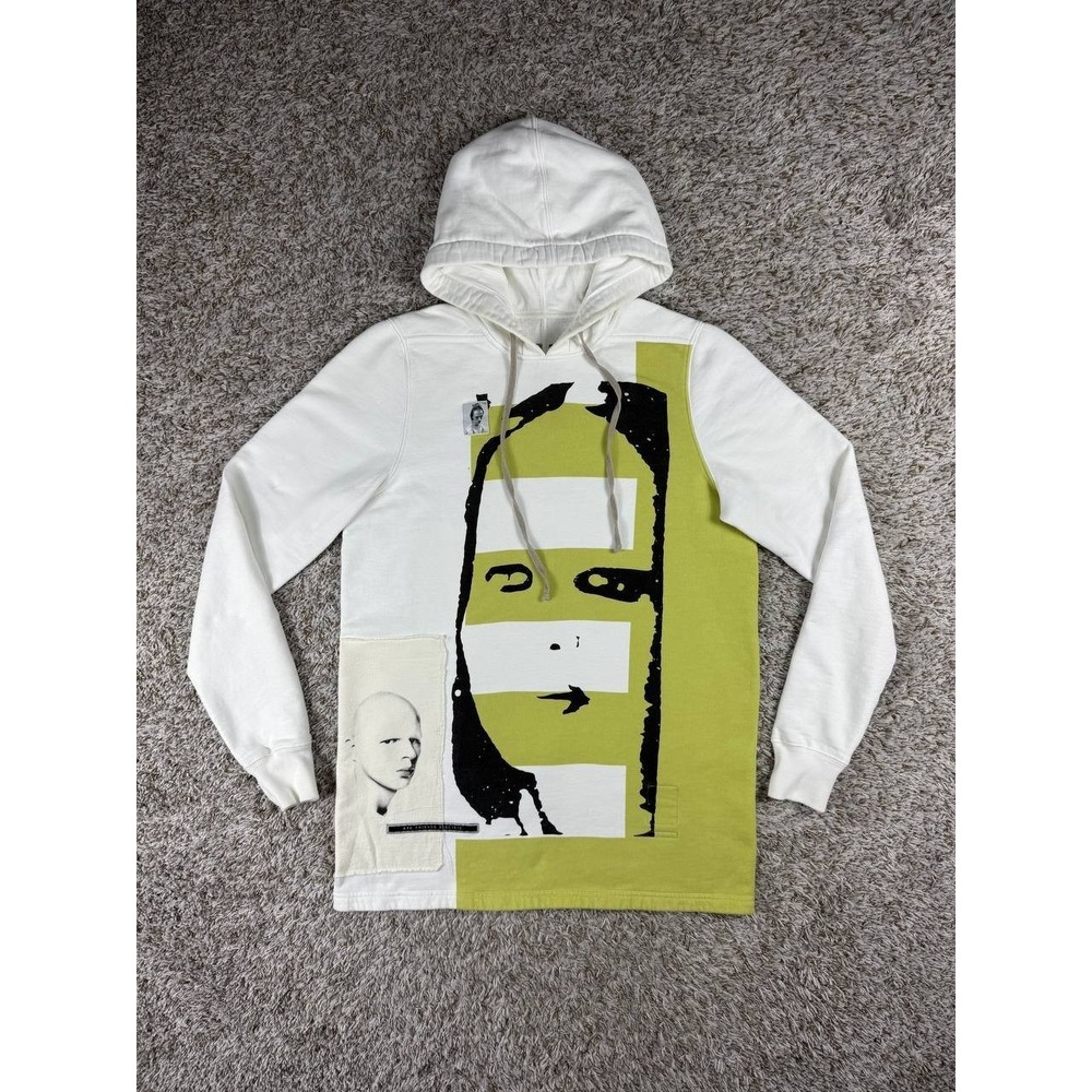 Rick Owens Drkshdw Felpa Patch Detail Hoodie Men's Size XS